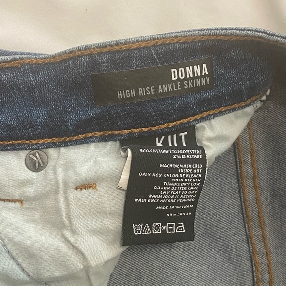 KUT from the Kloth - Donna High Rise Skinny Jeans. Size 6 - Picture 4 of 4